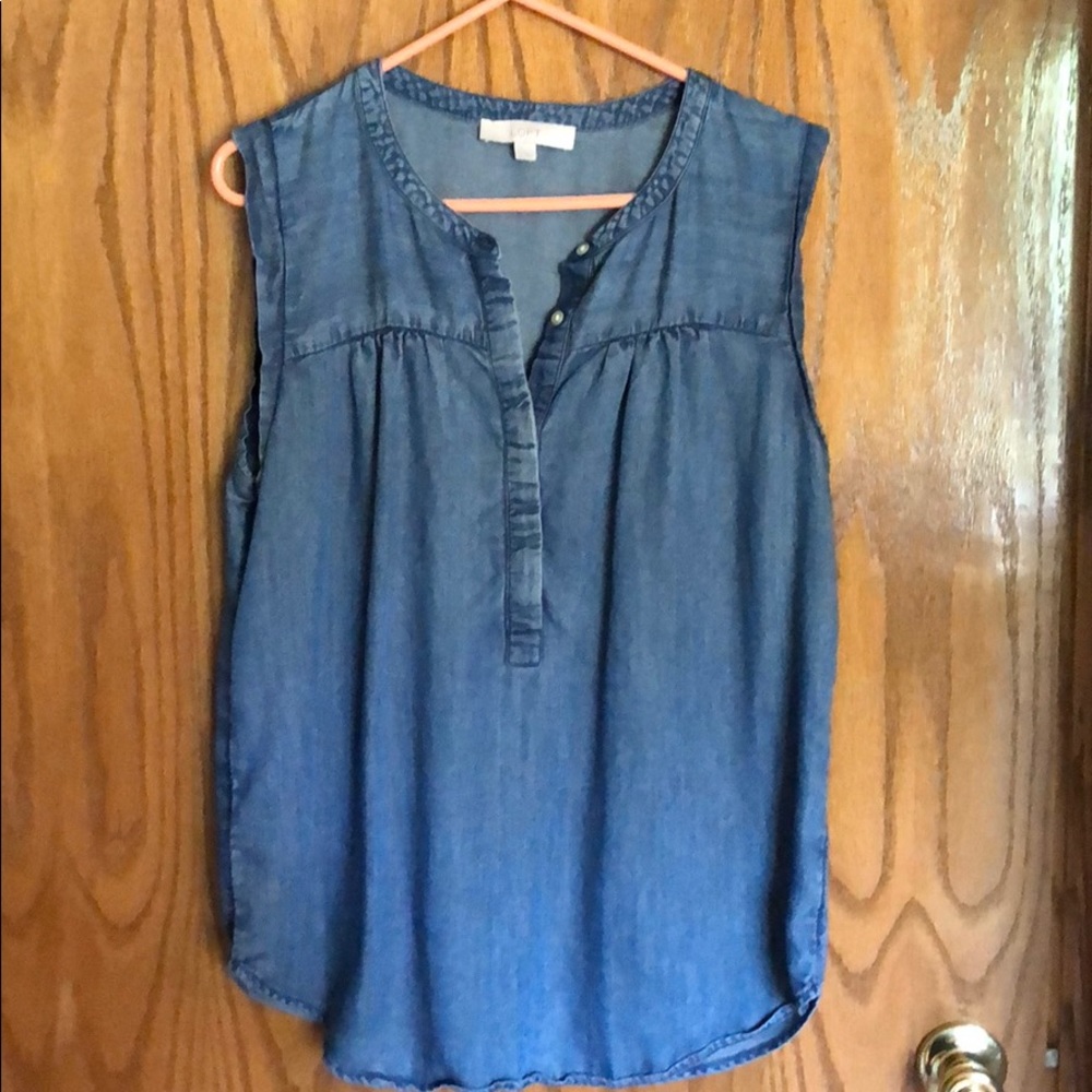 Chambray top